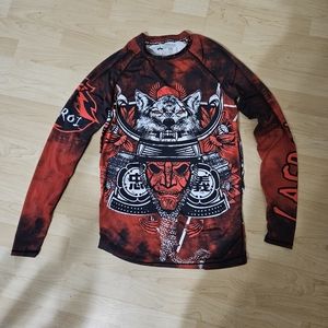 Lafroi Warrior Compression Shirt. Men's Size Large. Red